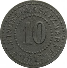 Obrazek dla: 10 fenigów 1917 Iława Deutsch  Eylau