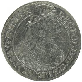 Obrazek dla: 15 krajcarów 1663 Leopold I Habsburg Wrocław