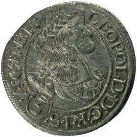 Obrazek dla: 3 krajcary 1669 Leopold I Habsburg Wrocław