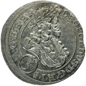 Obrazek dla: 3 krajcary 1697 Leopold I Habsburg Wrocław