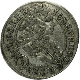 Obrazek dla: 3 krajcary 1709 Józef I Habsburg Brzeg