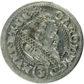 Obrazek dla: 3 krajcary 1612 Karol II Podiebradowicz Księstwo Ziębicko  Oleśnickie Oleśnica
