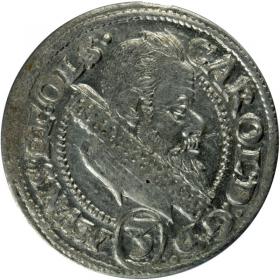 Obrazek dla: 3 krajcary 1615 Karol II Podiebradowicz Księstwo Ziębicko  Oleśnickie Oleśnica