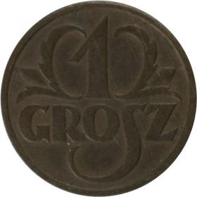 Obrazek dla: 1 grosz 1931 II RP Warszawa
