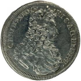 Obrazek dla: 3 krajcary 1716 Karol VI Habsburg Wrocław
