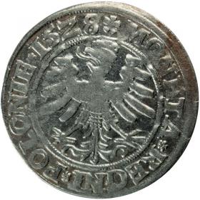 Obrazek 2 dla: Grosz 1528 Zygmunt I Stary Kraków