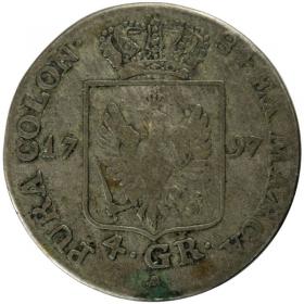 Obrazek 2 dla: 4 grosze 1797 Fryderyk Wilhelm II Prusy