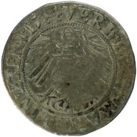 Obrazek 2 dla: Grosz 1544 Fryderyk II Legnicki Księstwo Brzesko  Legnicko  Wołowskie Legnica