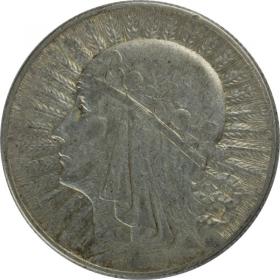 Obrazek dla: 5 złotych 1933 Głowa Kobiety II RP Warszawa