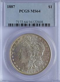 Obrazek dla: 1 dolar 1887 USA grading PCGS MS64