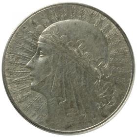 Obrazek dla: 10 złotych 1933 Głowa Kobiety II RP Warszawa