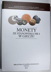 Obrazek dla: Monety ze stanowiska w Gieczu Teresa Krzysztofiak Andrzej M. Wyrwa