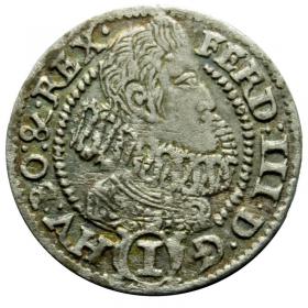 Obrazek dla: 1 krajcar 1629 Ferdynand III Habsburg Śląsk Kłodzko