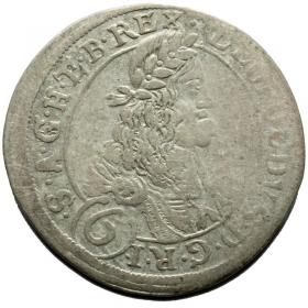 Obrazek dla: 6 krajcarów 1673 Leopold I Habsburg Austria Sankt Veit