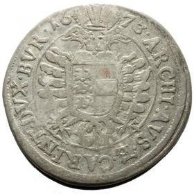 Obrazek 2 dla: 6 krajcarów 1673 Leopold I Habsburg Austria Sankt Veit