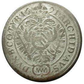 Obrazek 2 dla: 6 krajcarów 1691 Leopold I Habsburg Austria Wiedeń