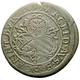 Obrazek 2 dla: 3 krajcary 1699 Leopold I Habsburg Austria Sankt Veit