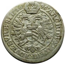 Obrazek 2 dla: 3 krajcary 1696 Leopold I Habsburg Śląsk Brzeg