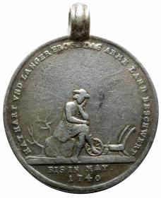 Obrazek dla: Medal z wojny pruskiej 1740 "Ostrej zimy na Śląsku"