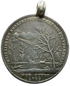 Obrazek 2 dla: Medal z wojny pruskiej 1740 "Ostrej zimy na Śląsku"