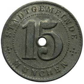 Obrazek dla: 15 fenigów 1918 Monachium Munchen