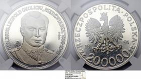 Obrazek dla: 200000 złotych 1991 Leopold Okulicki próba GRADING