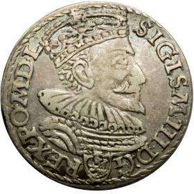 Obrazek dla: Trojak 1593 Zygmunt III Waza Malbork