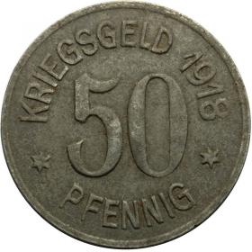 Obrazek dla: 50 fenigów 1918 Racibórz Ratibor