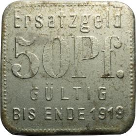 Obrazek dla: 50 fenigów 1918 Szczecin Stettin