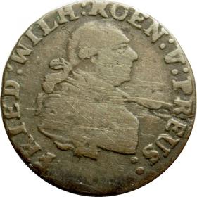 Obrazek dla: 1 krajcar 1797 Fryderyk Wilhelm II Wrocław