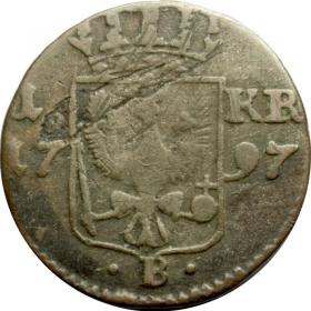 Obrazek 2 dla: 1 krajcar 1797 Fryderyk Wilhelm II Wrocław