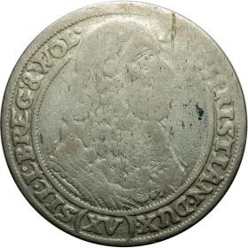 Obrazek dla: 15 krajcarów 1663 Chrystian Wołowski Księstwo Brzesko  Legnicko  Wołowskie Brzeg