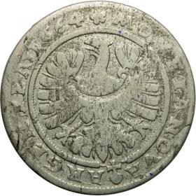 Obrazek 2 dla: 15 krajcarów 1664 Chrystian Wołowski Księstwo Brzesko  Legnicko  Wołowskie Brzeg