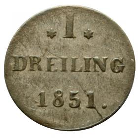 Obrazek dla: 1 dreiling 1851 Hamburg