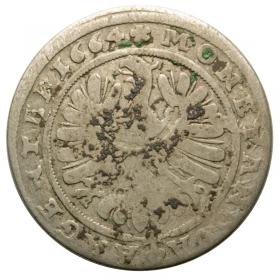 Obrazek 2 dla: 15 krajcarów 1664 Jerzy III Brzeski Księstwo Brzesko  Legnicko  Wołowskie Brzeg