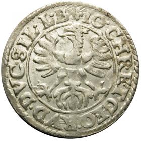 Obrazek 2 dla: 3 krajcary 1616 Jan Krystian Jerzy Rudolf Księstwo Brzesko  Legnicko  Wołowskie Złoty Stok
