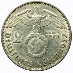 Obrazek 2 dla: 2 marki 1937 A Niemcy Berlin