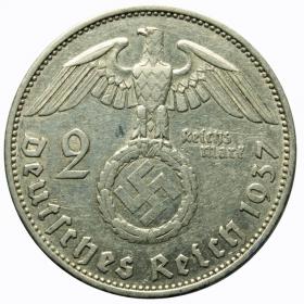 Obrazek 2 dla: 2 marki 1937 A Niemcy Berlin