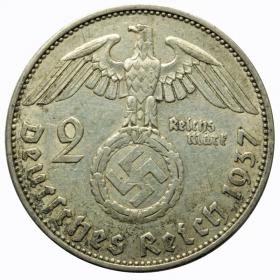 Obrazek 2 dla: 2 marki 1937 A Niemcy Berlin