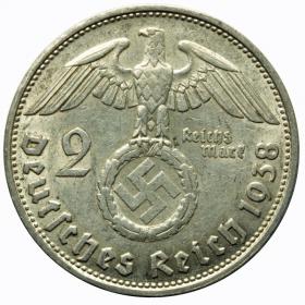 Obrazek 2 dla: 2 marki 1938 B Niemcy Wiedeń