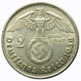 Obrazek 2 dla: 2 marki 1938 B Niemcy Wiedeń