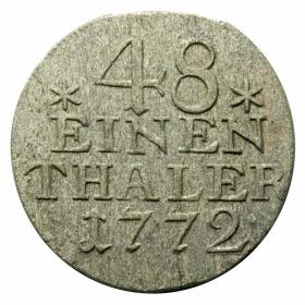 Obrazek dla: 1/48 talara 1772 Fryderyk II Wielki Niemcy Berlin