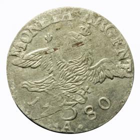 Obrazek 2 dla: 3 krajcary 1780 Fryderyk II Wielki Niemcy Berlin