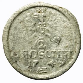 Obrazek 2 dla: 2 greszele 1749 Fryderyk II Wielki Niemcy Wrocław