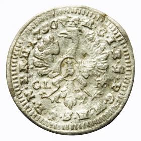 Obrazek 2 dla: 1 krajcar 1750 Fryderyk II Wielki Niemcy Bayereuth