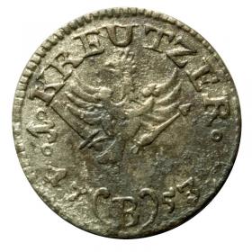 Obrazek 2 dla: 1 krajcar 1753 Fryderyk II Wielki Niemcy Wrocław
