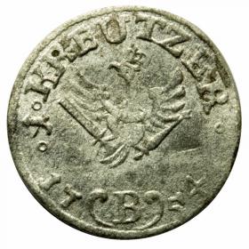 Obrazek 2 dla: 1 krajcar 1754 Fryderyk II Wielki Niemcy Wrocław