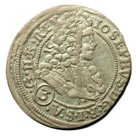Obrazek dla: 3 krajcary 1711 Józef I Habsburg Śląsk Wrocław