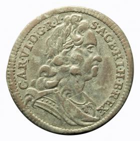 Obrazek dla: 3 krajcary 1735 Karol VI Habsburg Austria Wiedeń