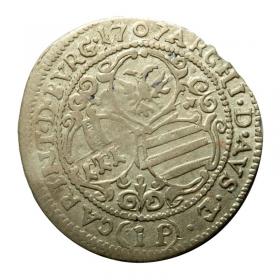 Obrazek 2 dla: 3 krajcary 1707 Józef I Habsburg Austria Sankt Veit